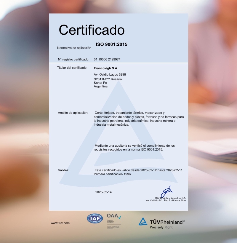 ¡Re-certificamos ISO 9001!